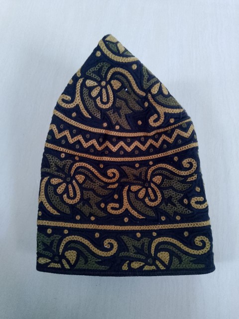 Block Fabric Muslim Caps , Barkati Style , Omnai Wholesale