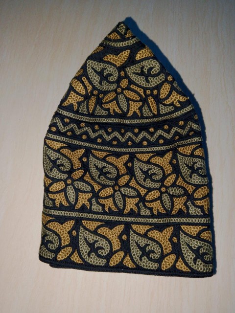 Omnai Block Fabric Barkati Caps ,slamic Prayer Cap Bulk Deal