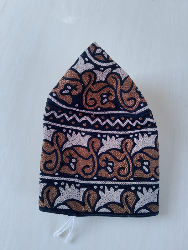 Bulk Purchase Barkati Muslim Caps, Omnai Block Fabric Namaz Caps