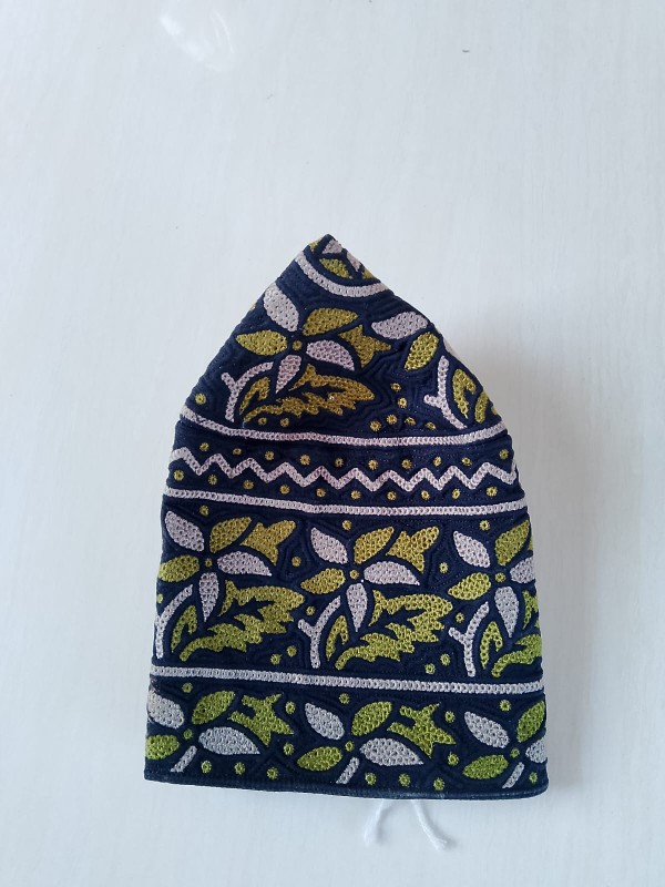 Omnai Barkati Block Fabric Caps , Bulk Muslim Namaz Headwear