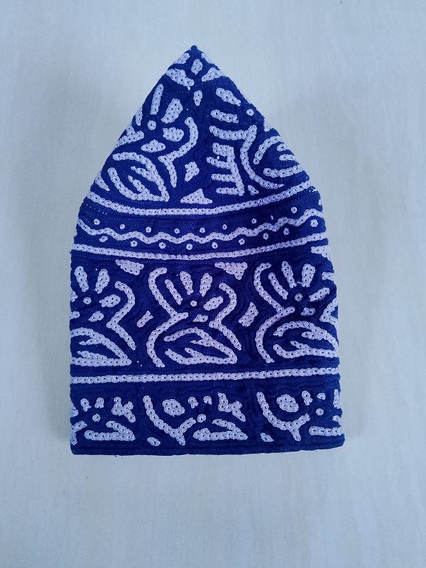 Bulk Omnai Barkati Prayer Caps, Block Fabric Islamic Headgear