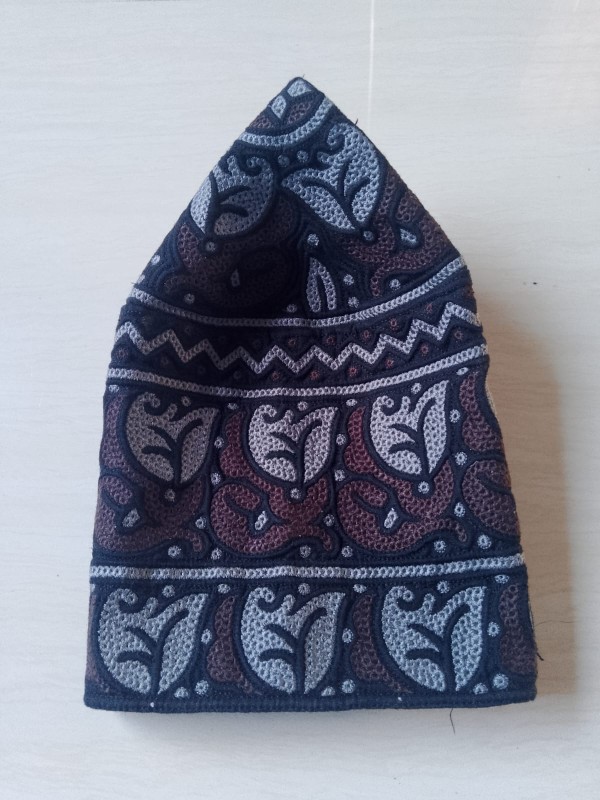 Omnai Barkati Muslim Prayer Caps Bulk , Block Fabric