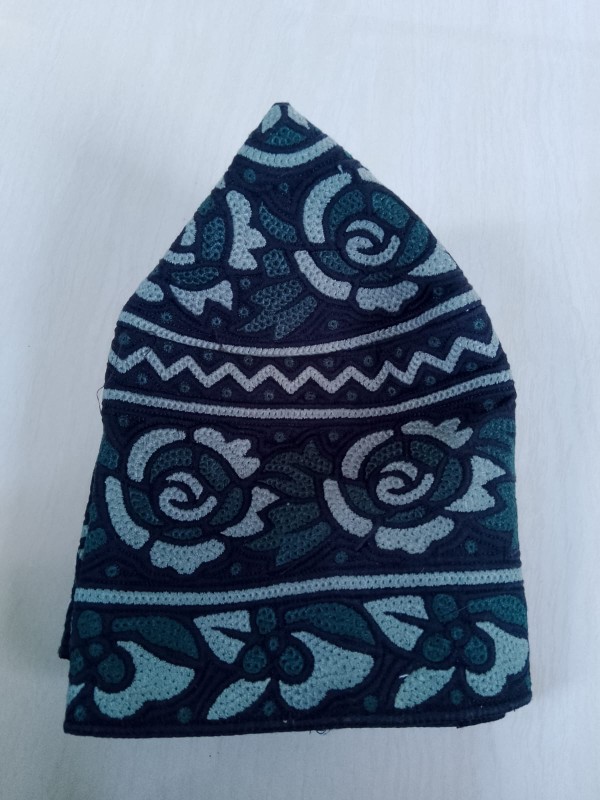 Omnai Barkati Prayer Caps, Islamic Headwear , Block Fabric Bulk