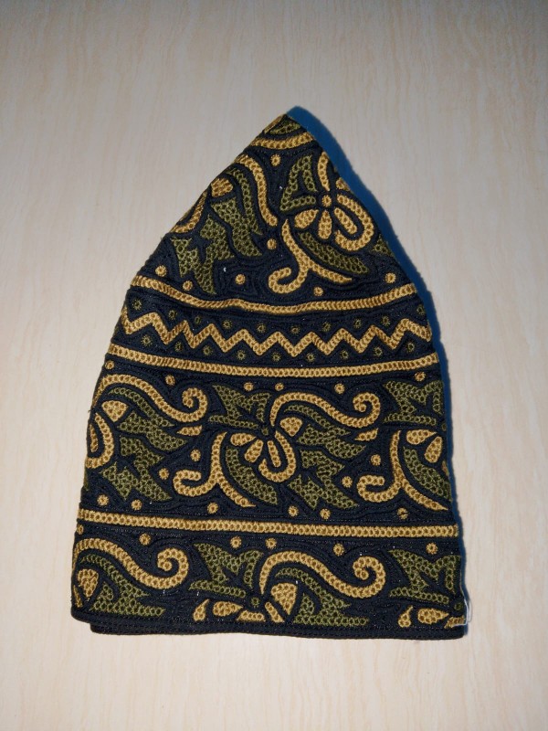 Bulk Omnai Barkati Namaz Caps, Block Fabric Muslim Head Covers