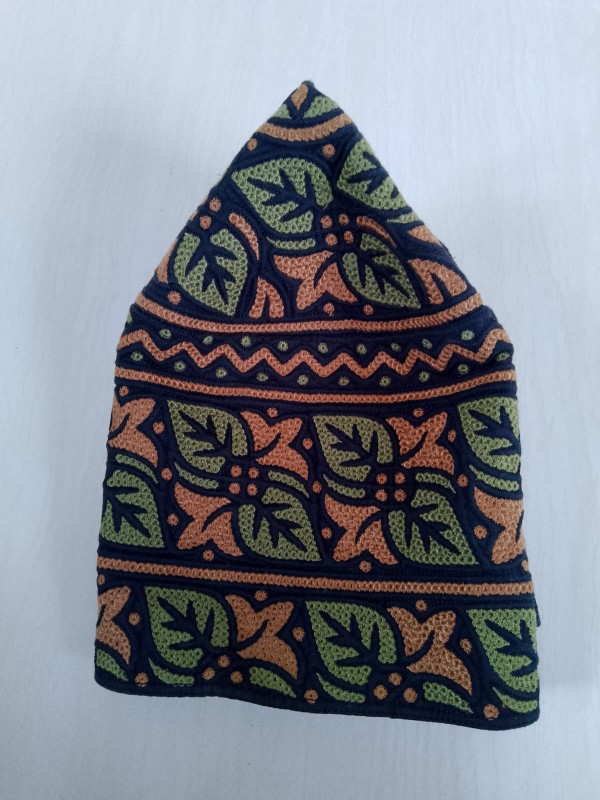 Wholesale Omnai Barkati Block Fabric Caps, Muslim Prayer Headgear