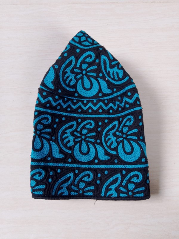 Bulk Omnai Barkati Prayer Caps , Block Fabric Muslim Headwear