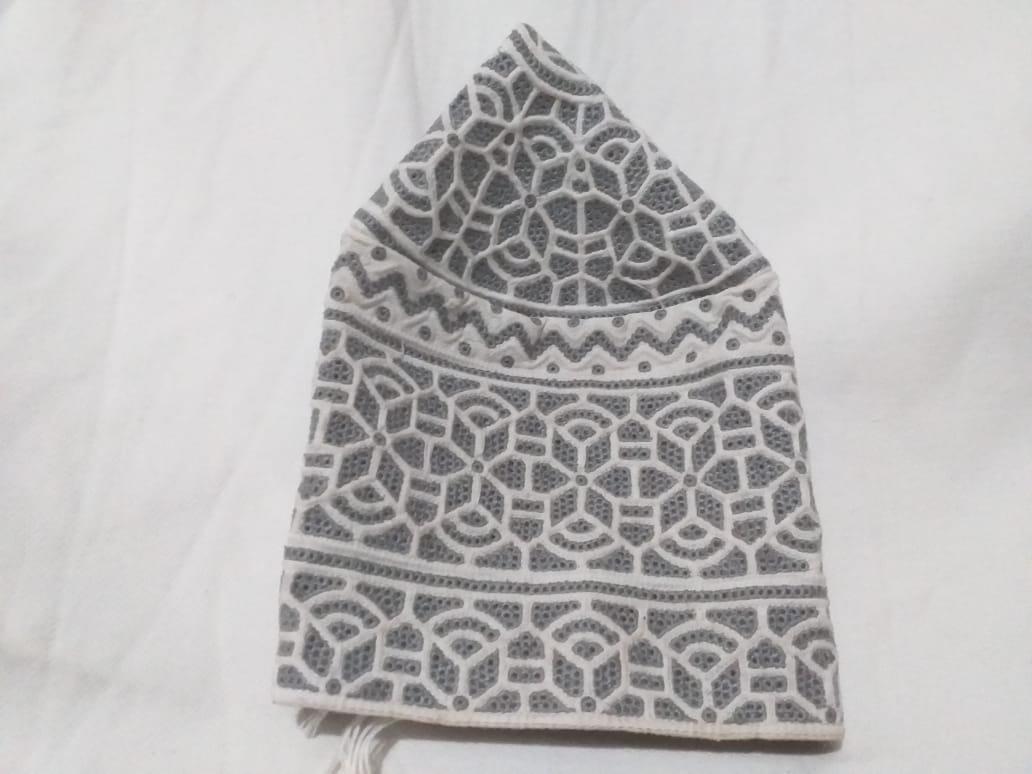 Soft and Stylish Omani Kumma Cap with Computer Embroidered Patterns