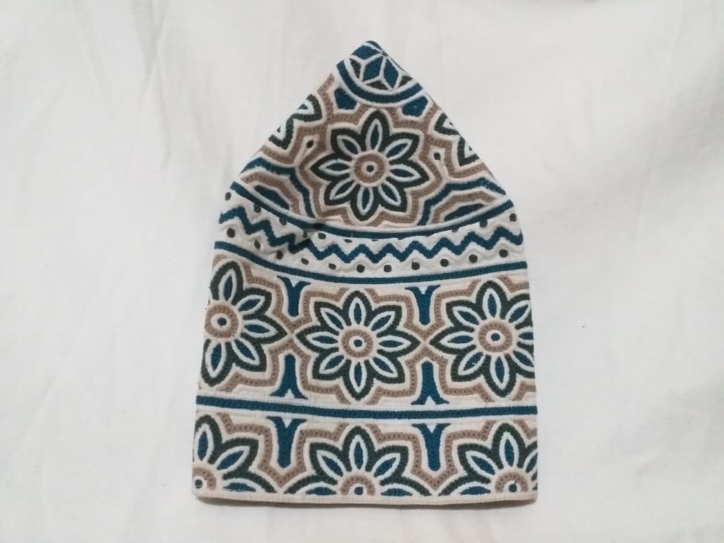 Perfectly Crafted Omani Kumma Cap with Advanced Embroidery