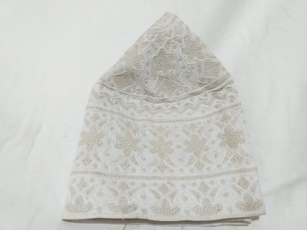 Pure Cotton Omani Cap with Modern Computer Embroidery