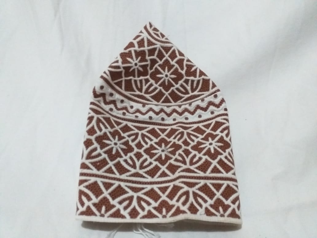 Modern Heritage Omani Kumma Cap with Computer Embroidery