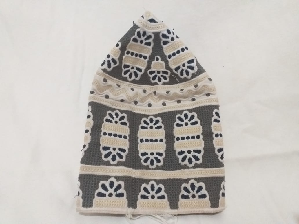 Machine Embroidery Omani Cap , Elegant & Cultural