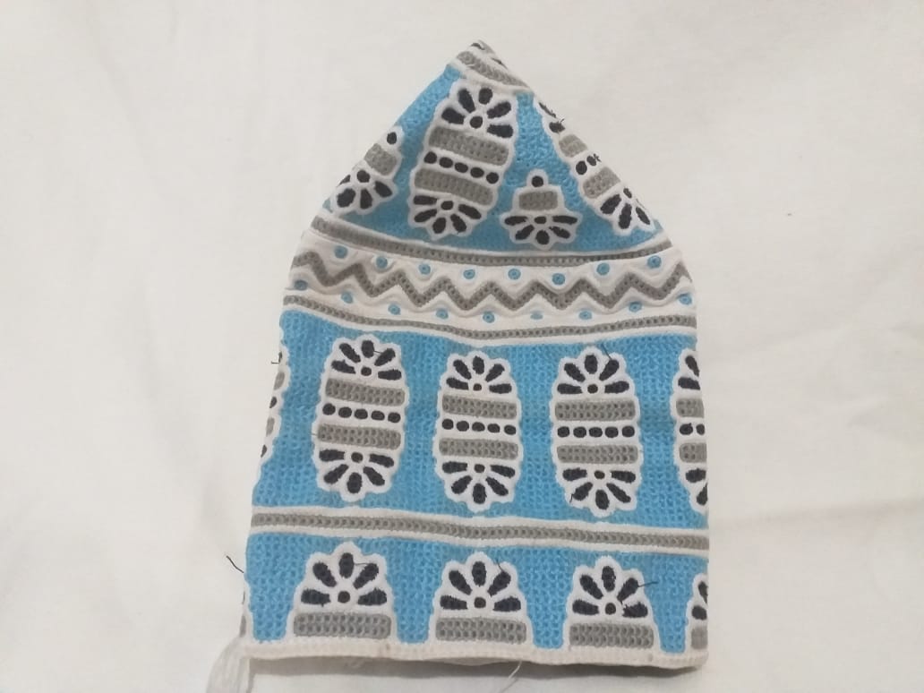 Lux-Stitch Omani Kumma Cap with Smooth Design