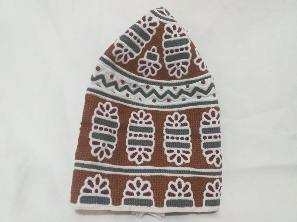 Beautifully Embroidered Omani Cap ,Digitally Made