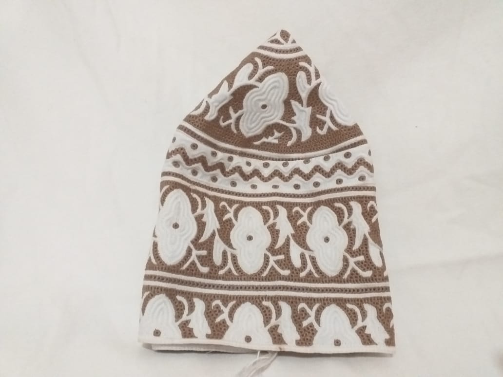 Artful Computer-Stitched Omani Kumma Cap