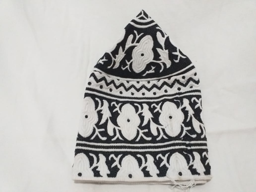 Seamless Design Omani Kumma ,Computer Embroidered