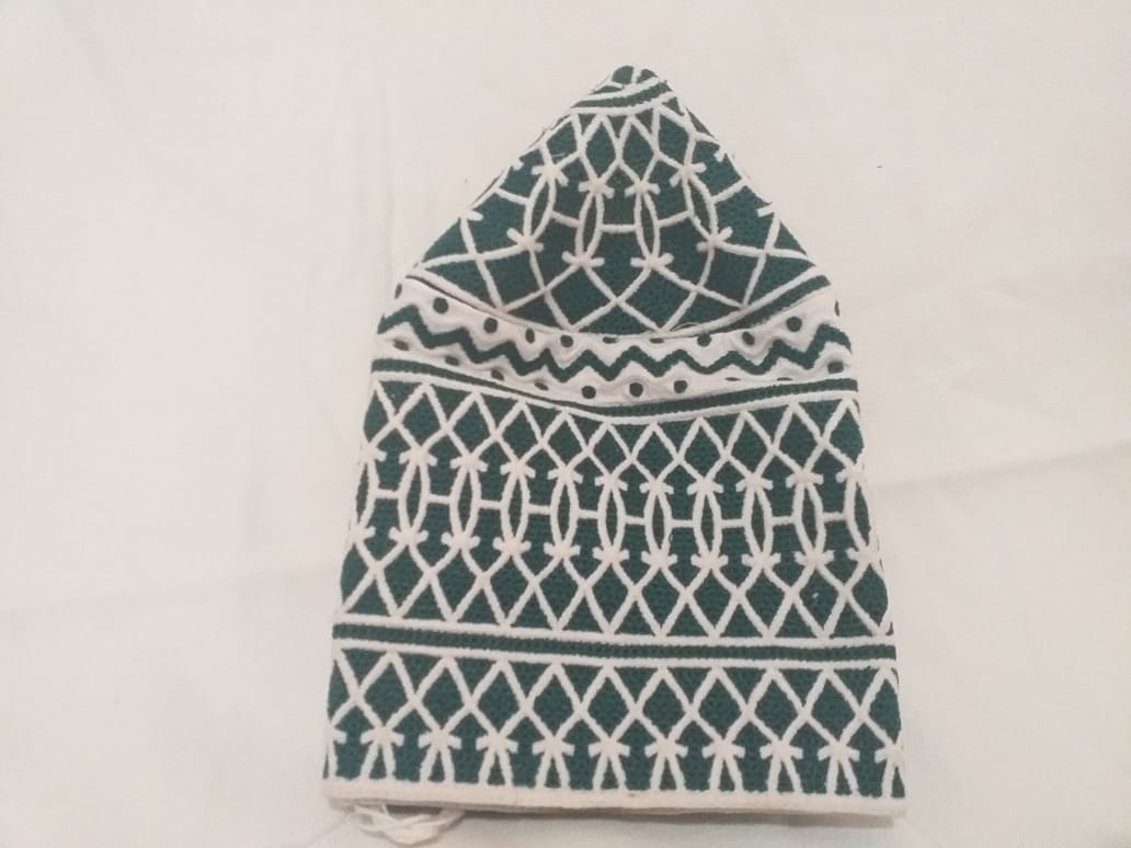 Precision Embroidered Omani Cap , Modern Finish