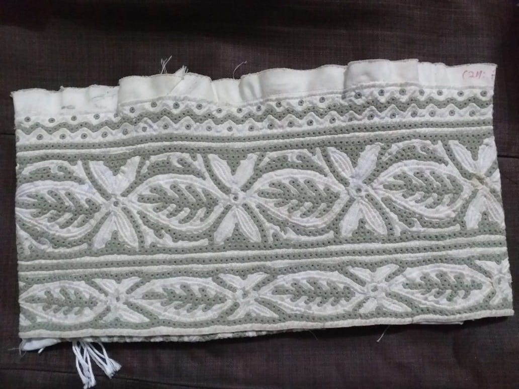 Finely Stitched Kumma ,Muscat Omani Style