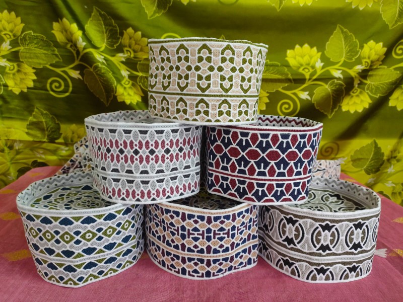 Handsome Omnani Cap , Computer Embroidered Islamic Kumma Hat