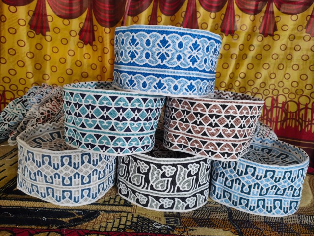 Elegant Omani Computer Cap Topi Kumma ,Wholesale Available
