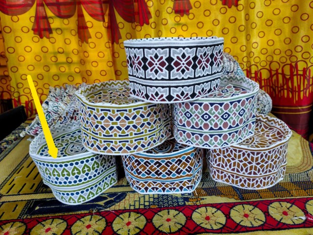 Authentic Omani Cap, Computer Embroidery Kumma Hat for Men