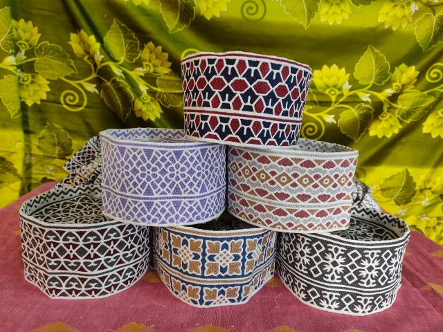 Omani Computer Stitch Cap , High Quality, Export Grade