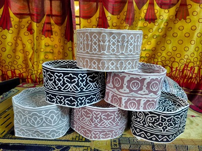 Lightweight Omani Cap with Detailed Computer Embroidery