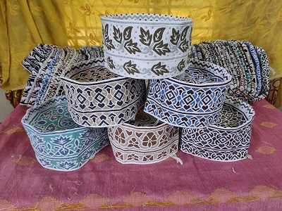 Wholesale Supplier of Omani Computer Embroidered Kumma Caps