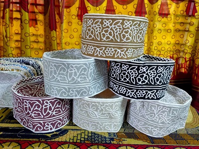Lightweight Omani Computer Stitch Topi for Daily Wear