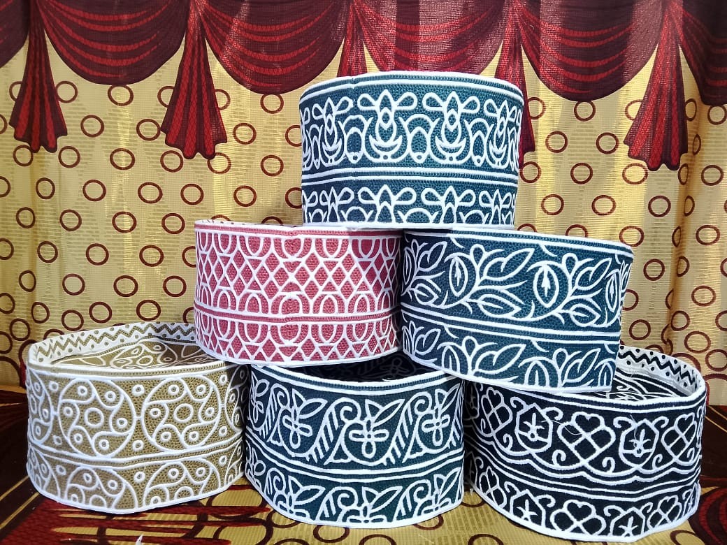 Best Omani Cap Online , Premium Computer Stitch Design