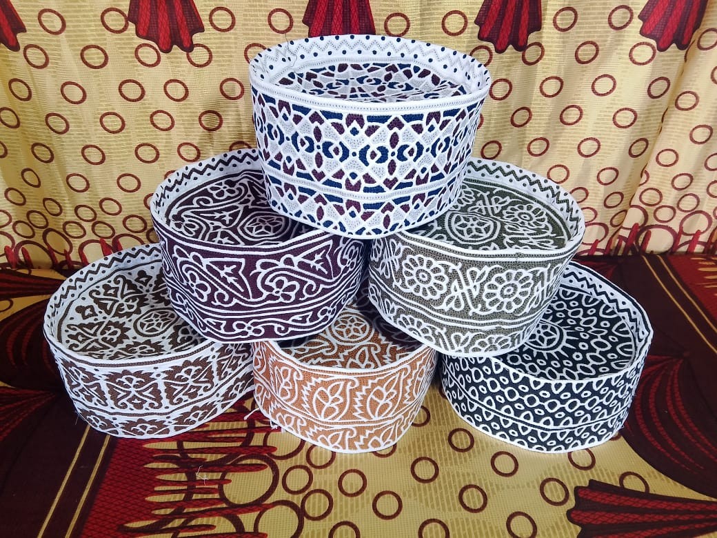 Buy Omani Topi Online , Beautiful Computer Embroidery Design