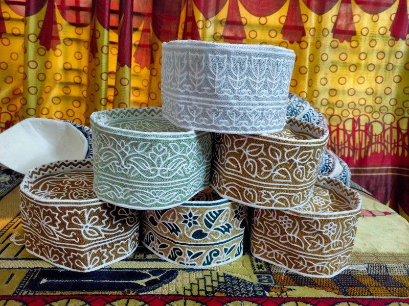 Original Omani Cap , Computer Work for Men’s Headwear
