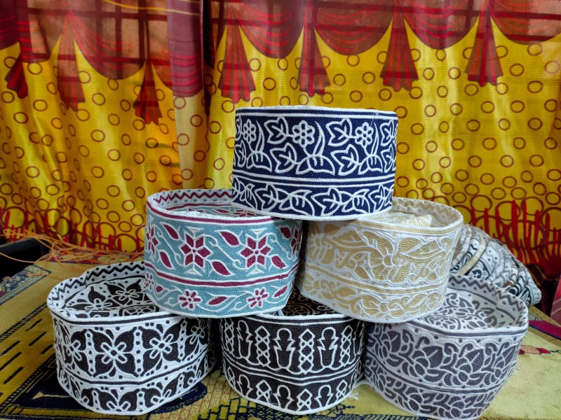 Computer-Designed Omani Kumma ,Stylish Muslim Cap