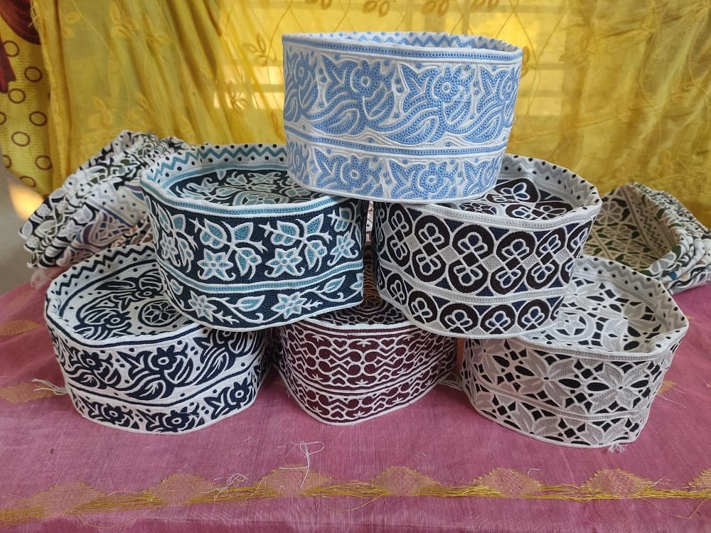 Authentic Omani Computer Cap Topi Kumma, Made for Men