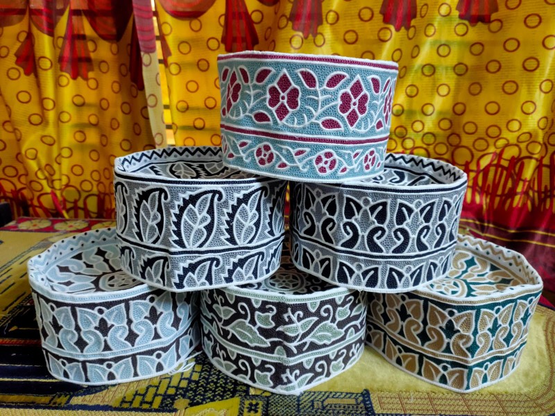 Authentic Omani Computer Cap Topi Kumma for Men’s Wear