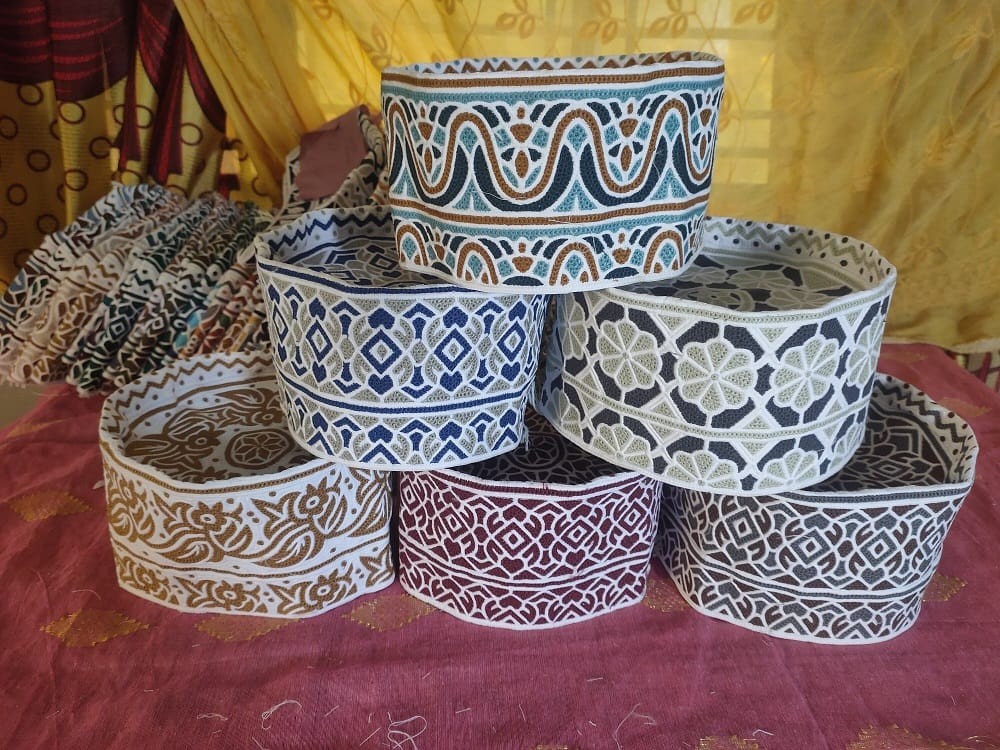 Traditional Omani Computer Cap Topi Kumma for Daily Use