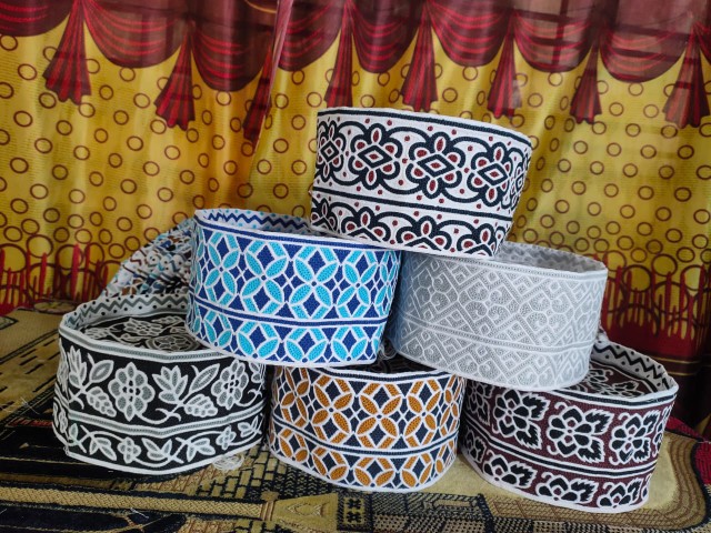 Durable Omani Computer Cap Topi Kumma for Daily Wear
