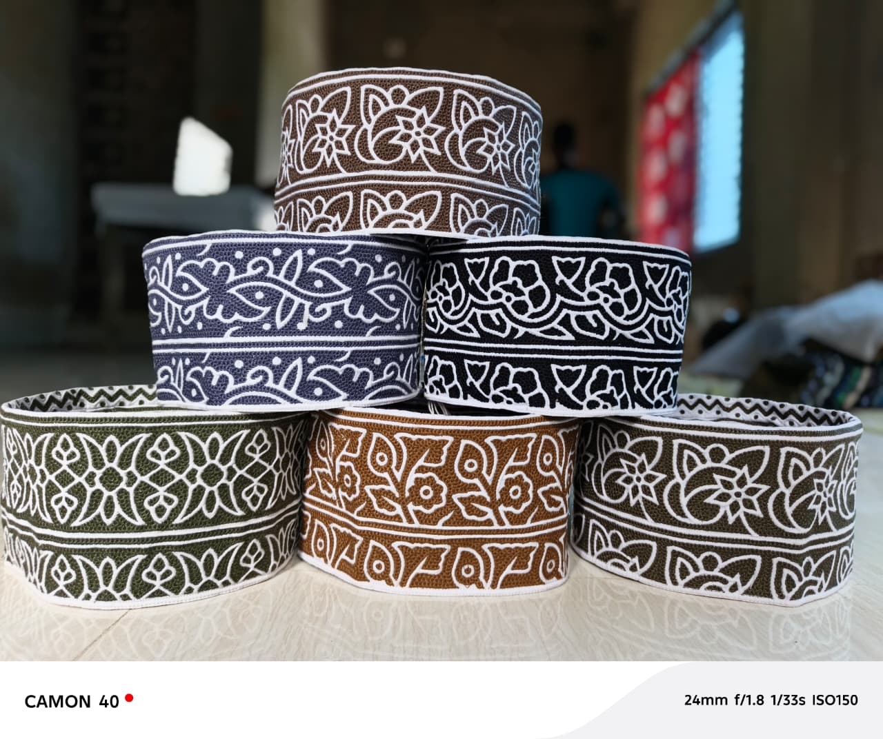 Omani Computer Khumma Indian Barkati Cap With Elegant Patterns