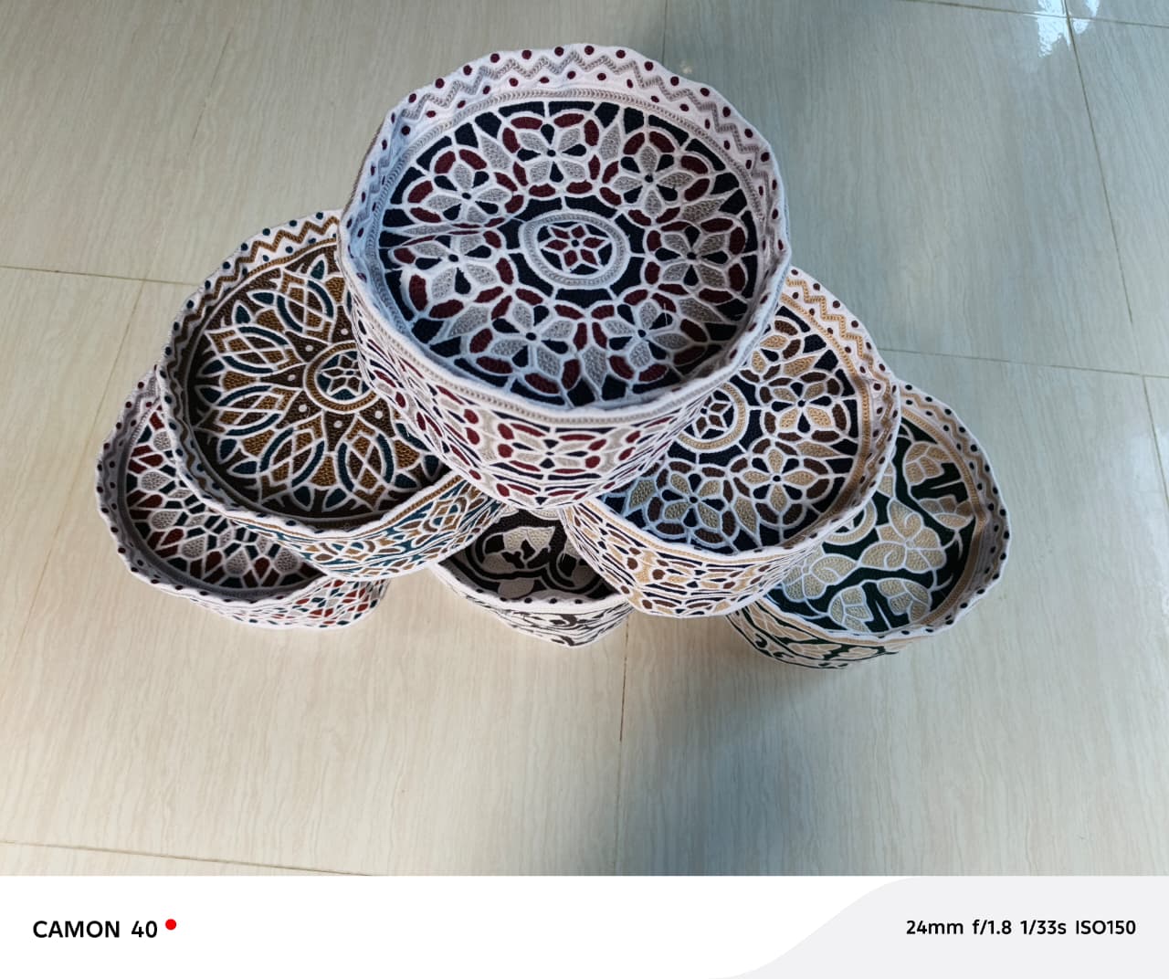 Omani Computer Khumma Indian Barkati Cap With Fine Embroidery