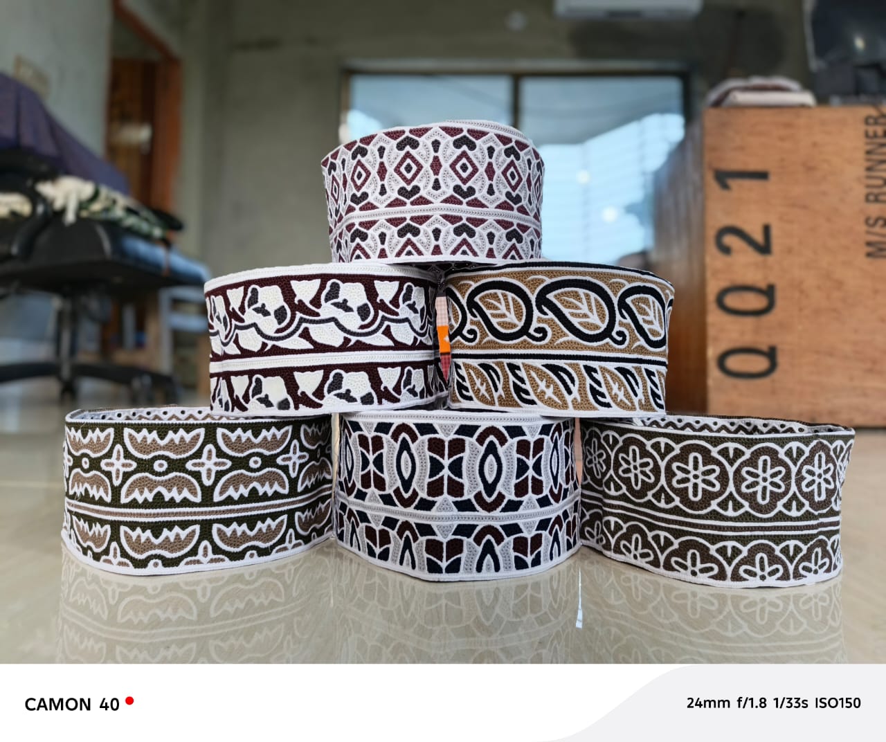 Premium Omani Computer Khumma Indian Barkati Cap For International Trade