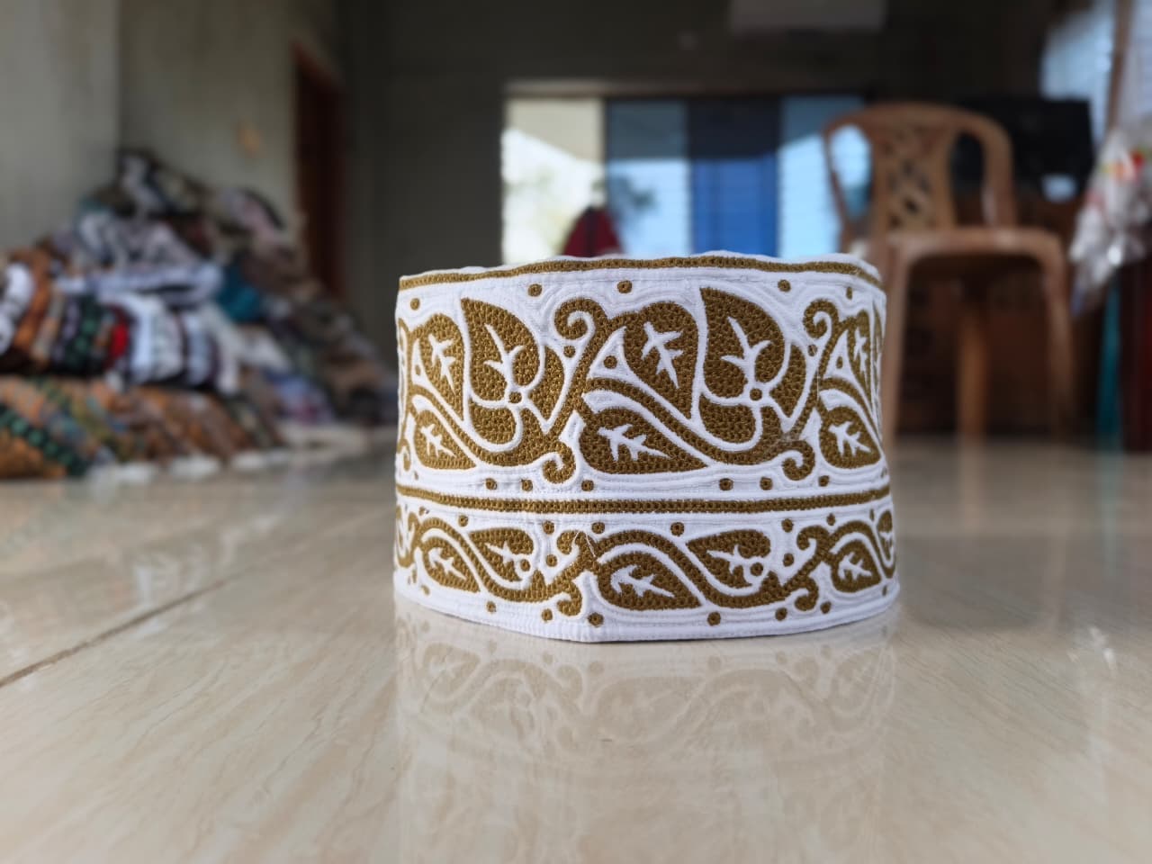 Premium White Omani Cap