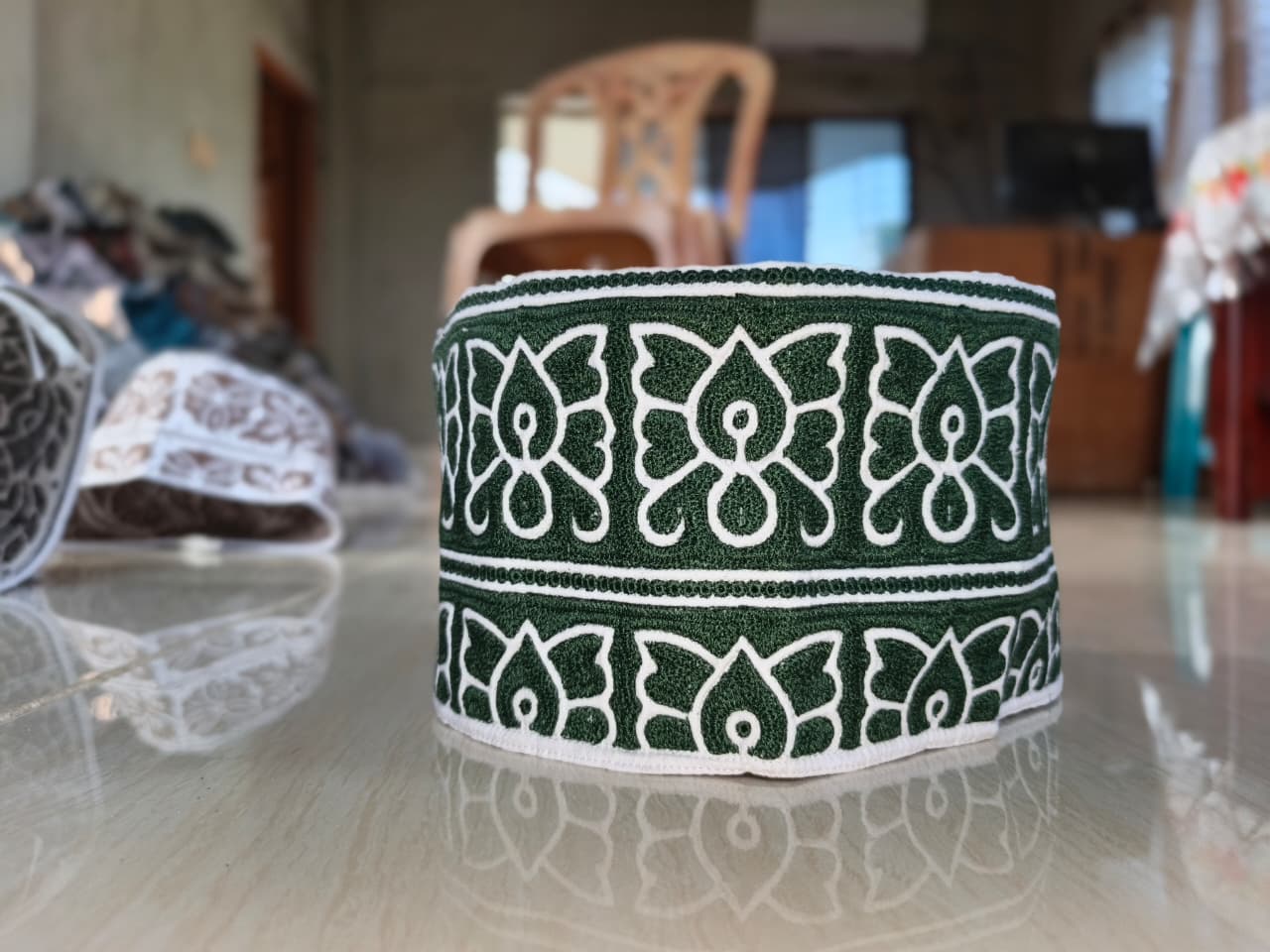 White Omani Cap for Daily Wear