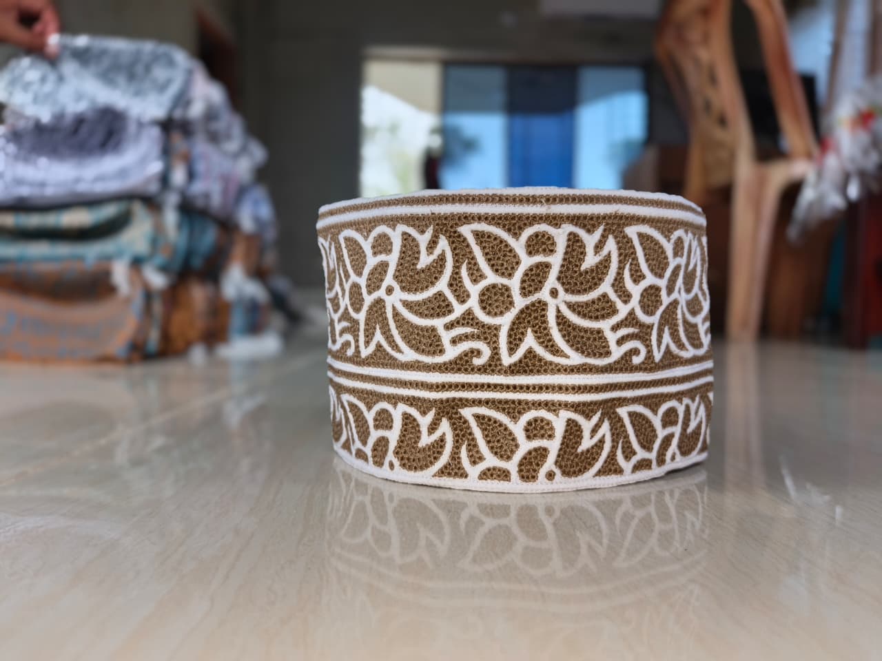 White Omani Cap for Ramadan