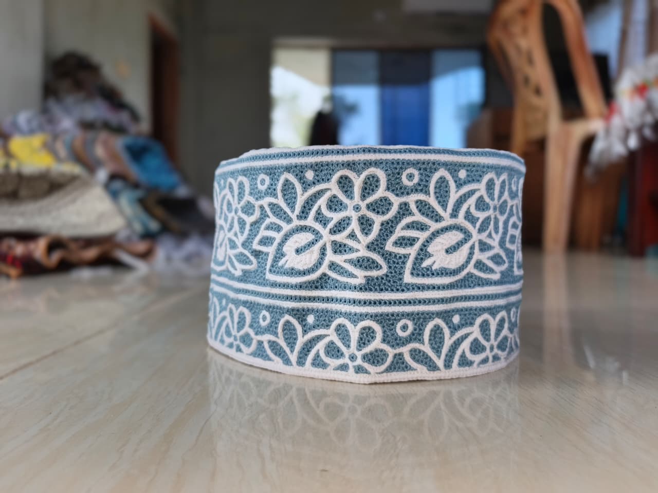 Exclusive White Islamic Omani Cap