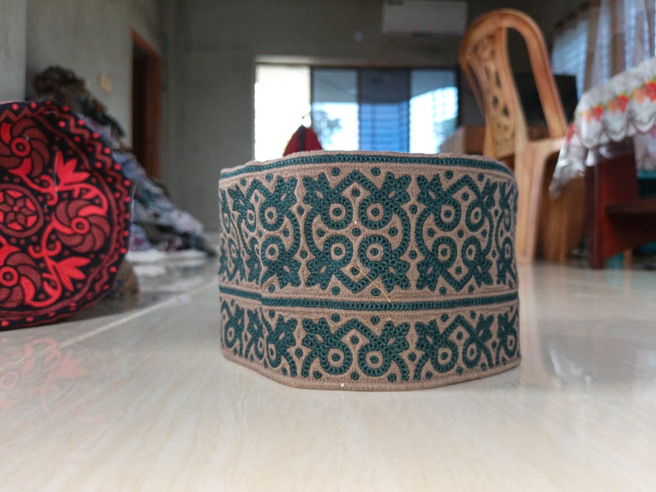 Comfortable Multy Color Fabric Omani Caps