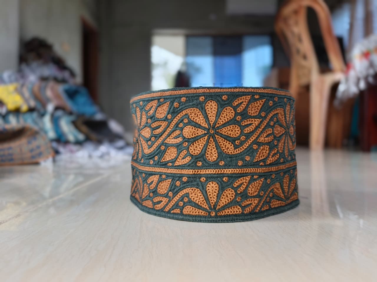 Colorful Omani Khumma Caps in Bulk