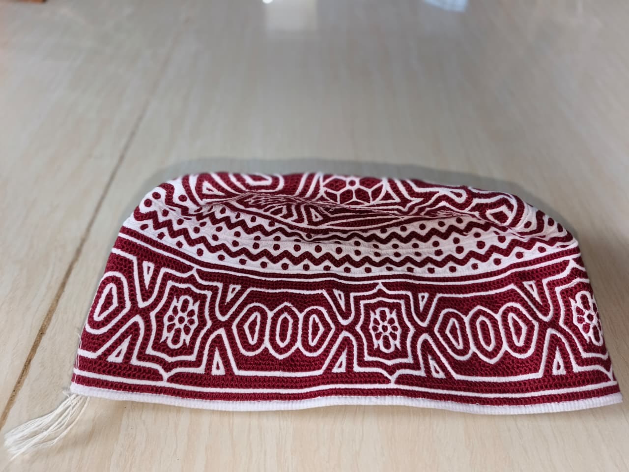 White Omani Caps for Men's Islamic Fashion