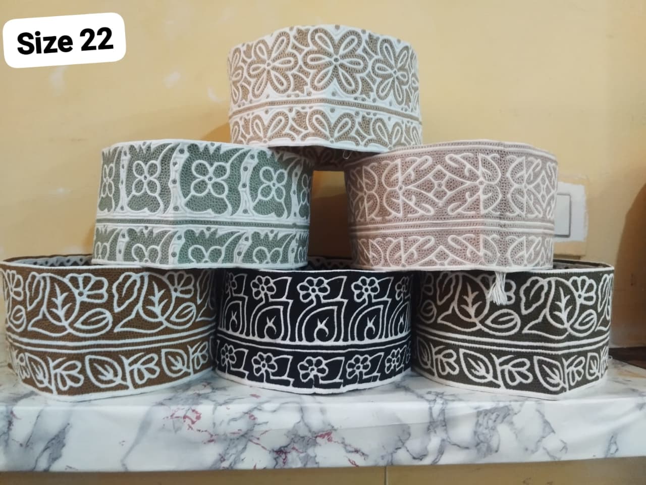 Wholesale Islamic Barkati Cap with Premium Stitching