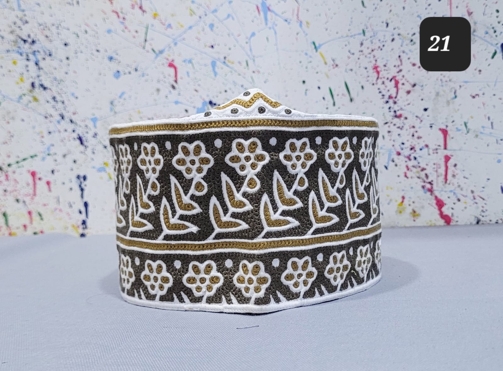 Premium White Islamic Kumma Cap
