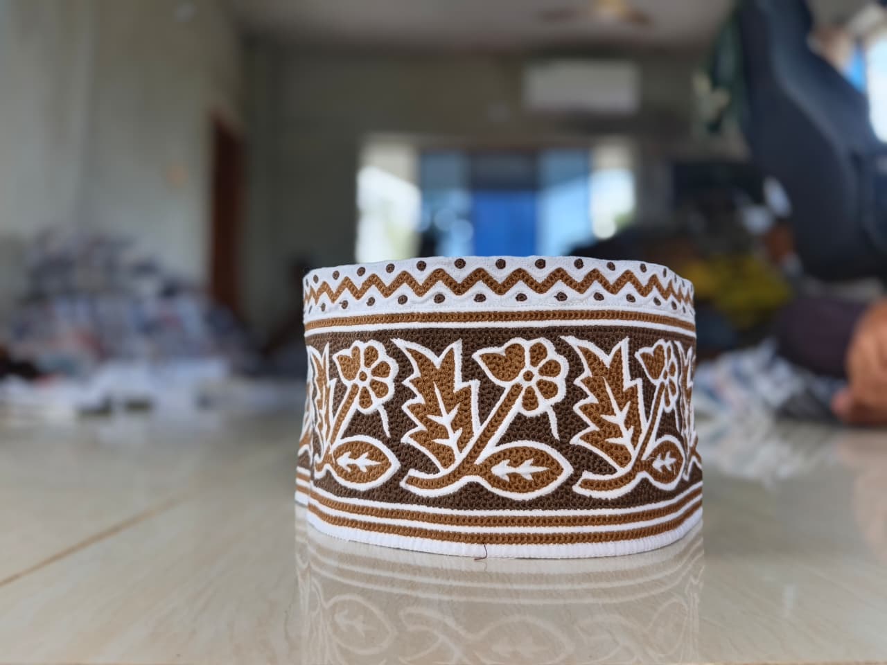Premium Embroidered Muslim Skull Cap