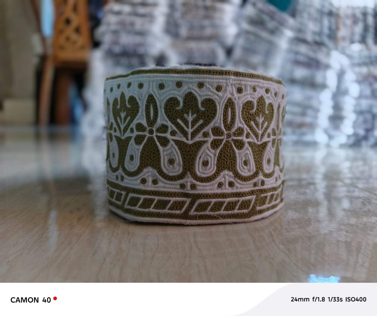 Premium Arabic Embroidered Prayer Kumma